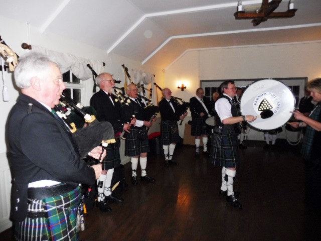 Kernow Pipes and Drums Burns Night get together 2016