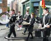 Kernow Pipes & Drums at Mayor's Civic Parade Falmouth 2016