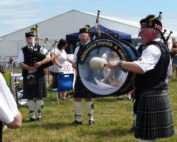 Kernow Pipes and Drums at Camborne show 2016
