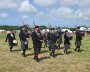 Kernow Pipes and Drums at Tractor Rally Penhale 2013