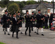 Kernow Pipes & Drums at Grampound Carnival 2017