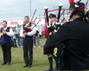Kernow Pipes and Drums at Saltash 2014