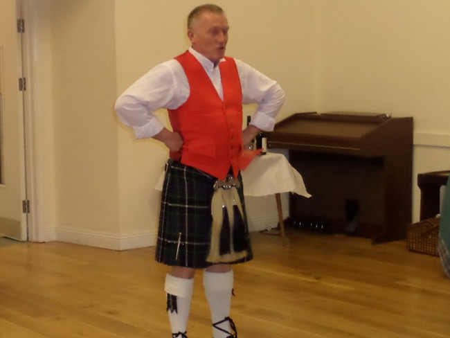 Kernow Pipes and Drums Burns Night 2015