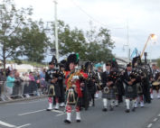 kernow pipes and drums at bideford massed bands 2015