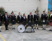 kernow pipes and drums at launceston carnival 2015