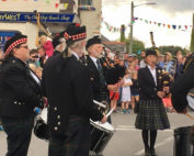 Kernow Pipes & Drums at St Merryn Carnival 2017