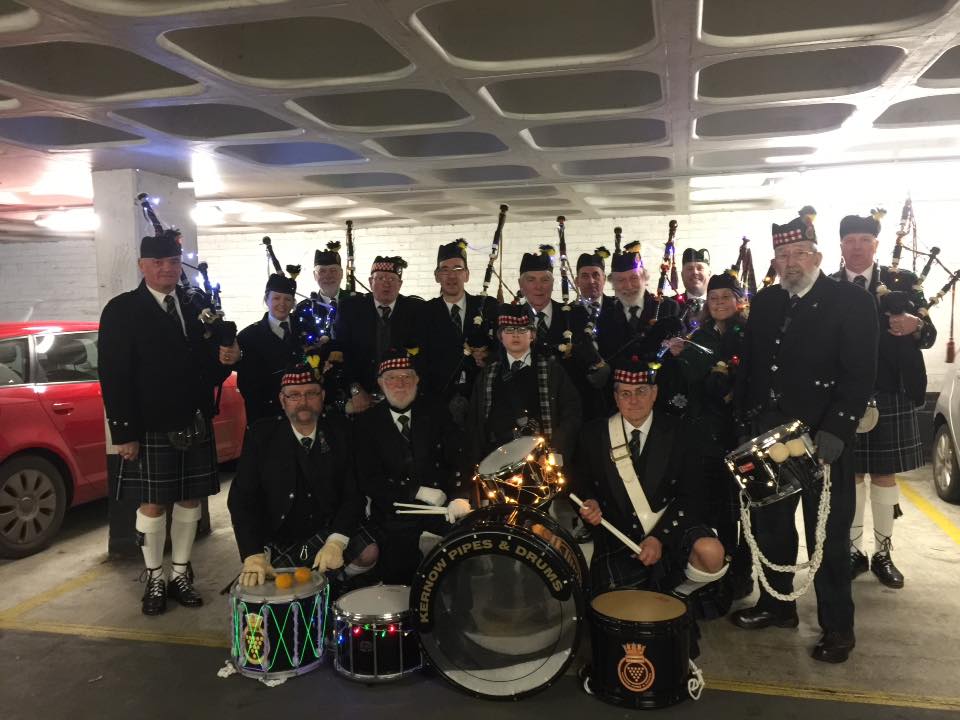 City Of Lights January Kernow Pipes and Drums