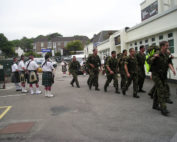 Kernow Pipes and Drums at 6th Rifles Barracks 2011