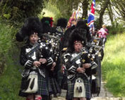 Kernow Pipes and Drums at Trebah Gardens