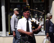 Kernow Pipes and Drums at Falmouth University parade 2013