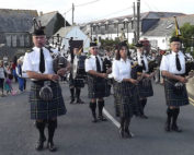 Kernow Pipes and Drums at Port Isaac 2013
