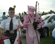 Kernow Pipes and Drums at St Merryn carnival 2012