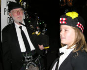Kernow Pipes and Drums at Truro City of Lights 2012
