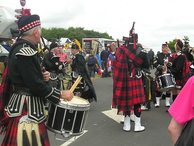 Kernow Pipes and Devon Show with City of Exeter Pipes and Drums 2011