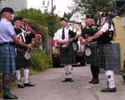 Kernow Pipes and Drums at St Agnes 2011