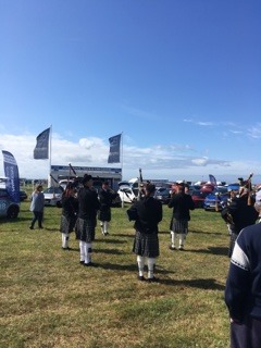 Kernow Pipes and Drums at Camborne Show 2019