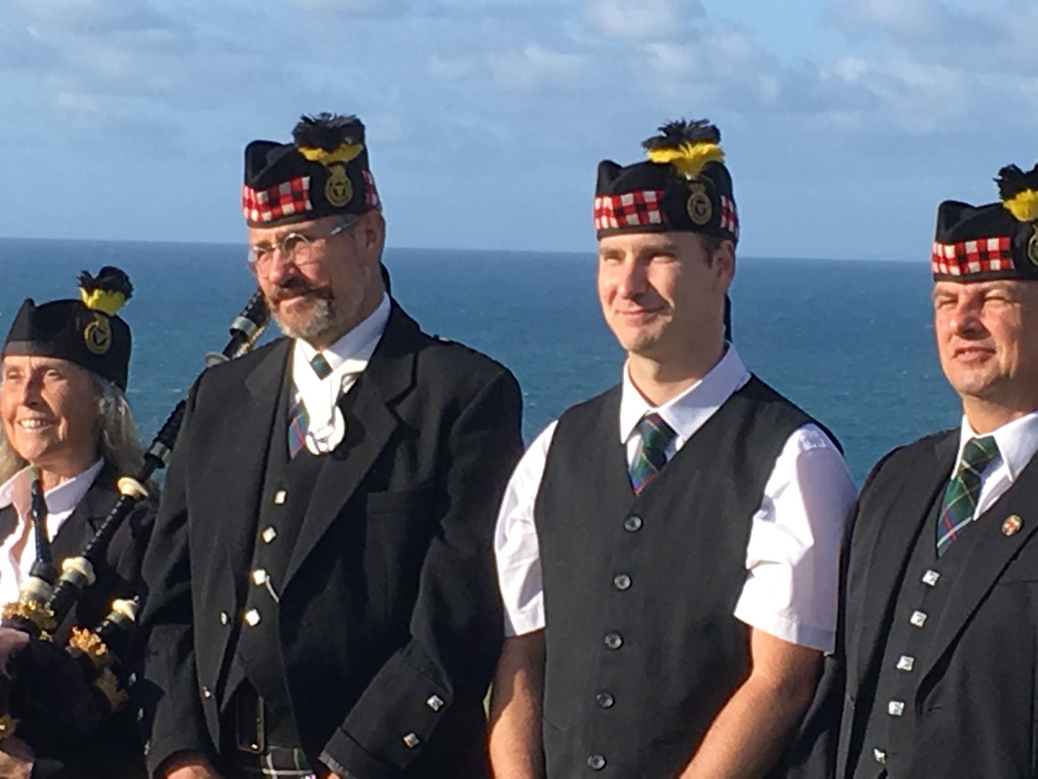 Kernow Pipes and Drums at Port Isaac carnival 2019