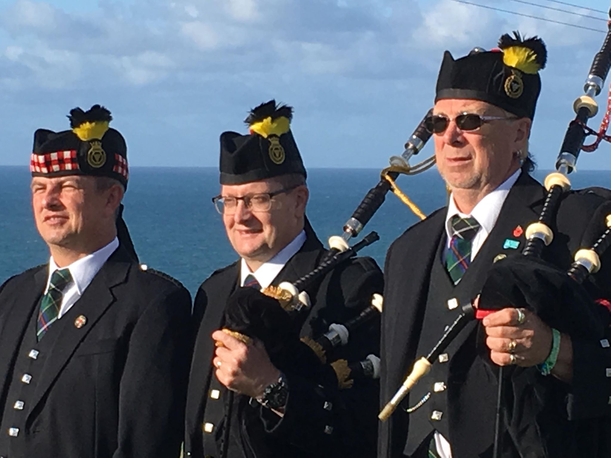 Kernow Pipes and Drums at Port Isaac carnival 2019